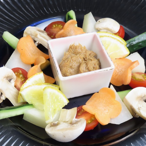 鯛のバーニャカウダ